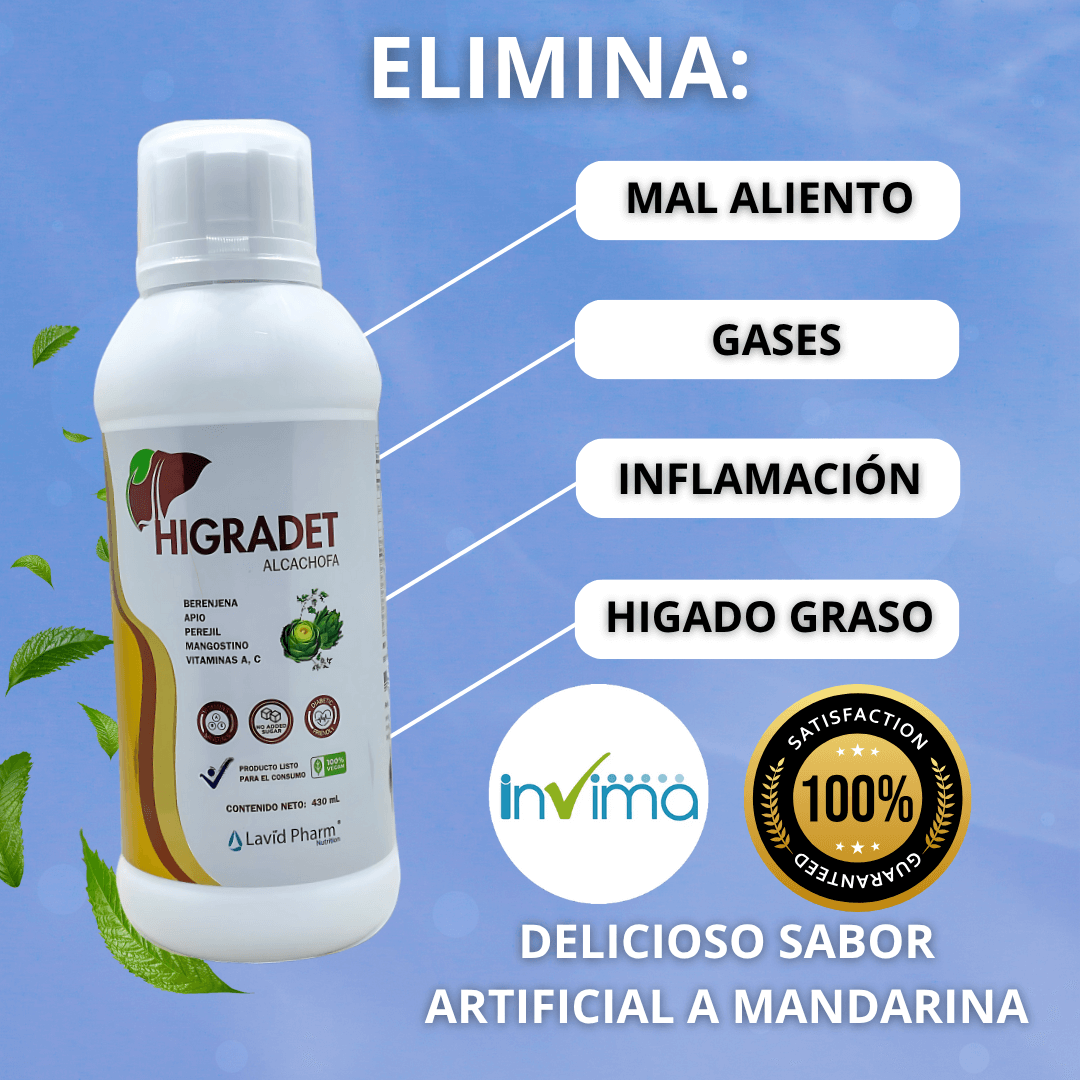 HIGRADET Limpia tu Hígado y tu Colon Naturalmente