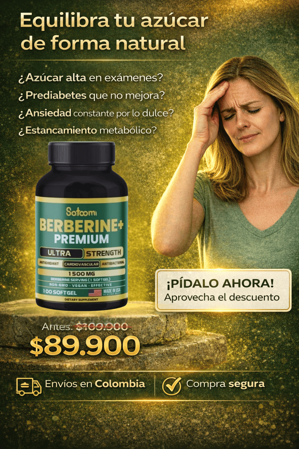 Berberina 1500 – Azúcar, Energía y Metabolismo en Equilibrio